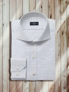 Light Blue Men's Dress Shirt, Men Dress Shirts