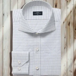 Light Blue Men's Dress Shirt, Men Dress Shirts